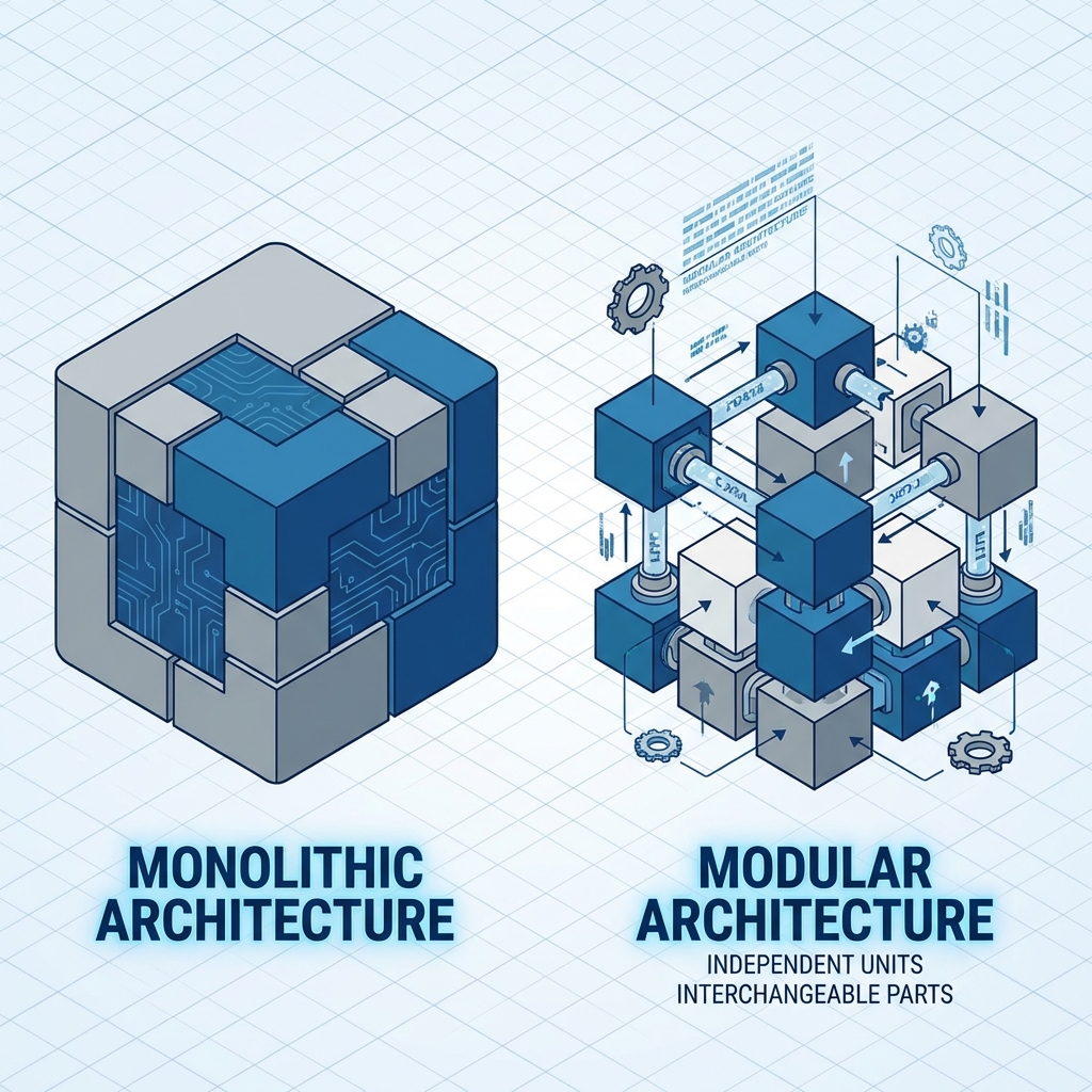 Fitxer Monolític vs Arquitectura Modular
