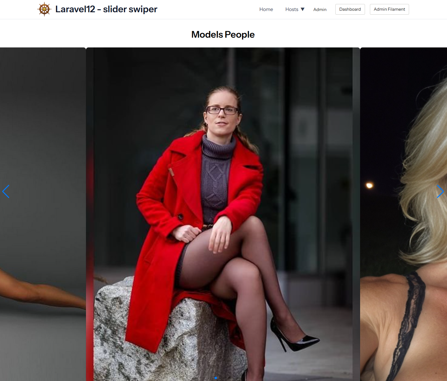 slider swiper del projecte laravel12.test